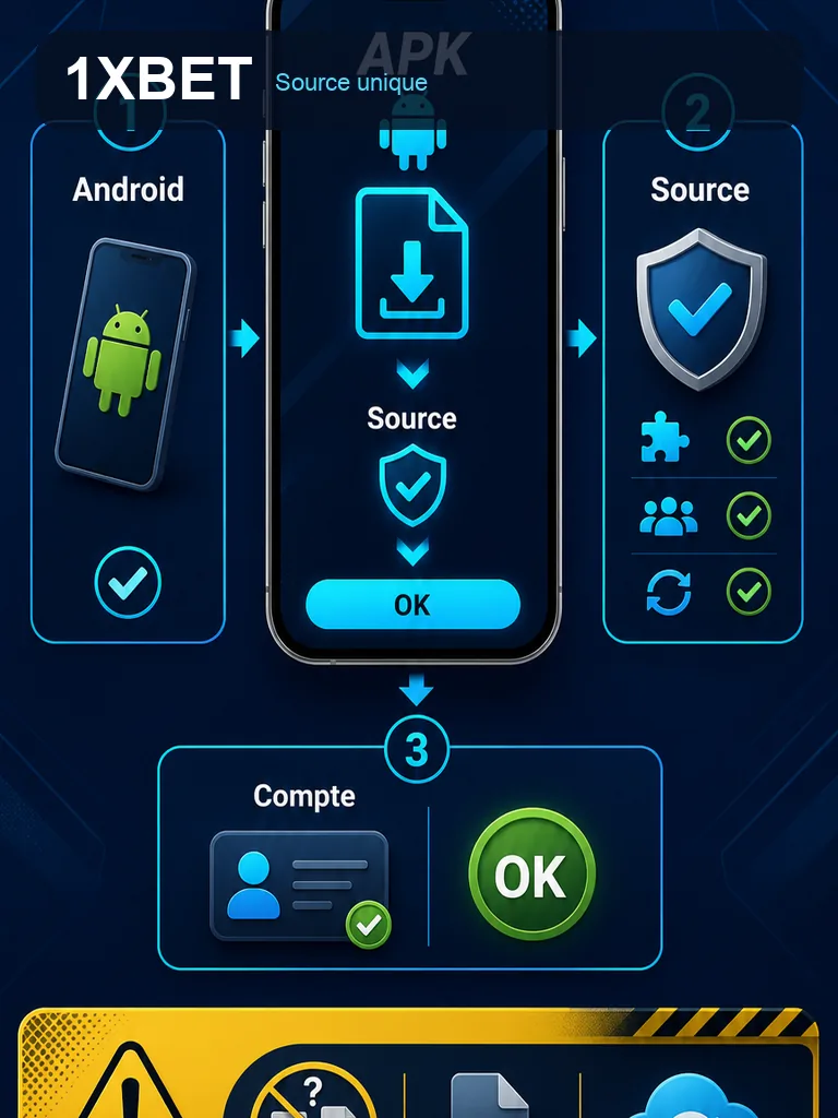 Infographie 1xBet APK - Source unique