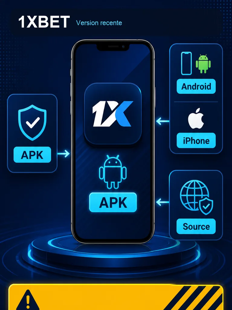 Infographie 1xBet APK - Version recente