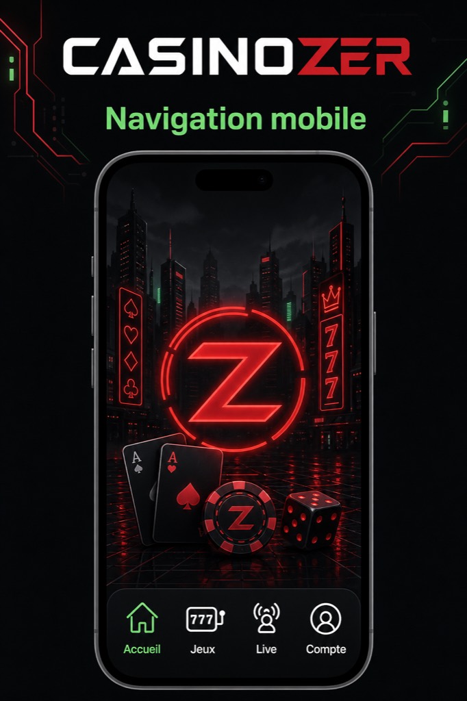 Navigation mobile du compte
